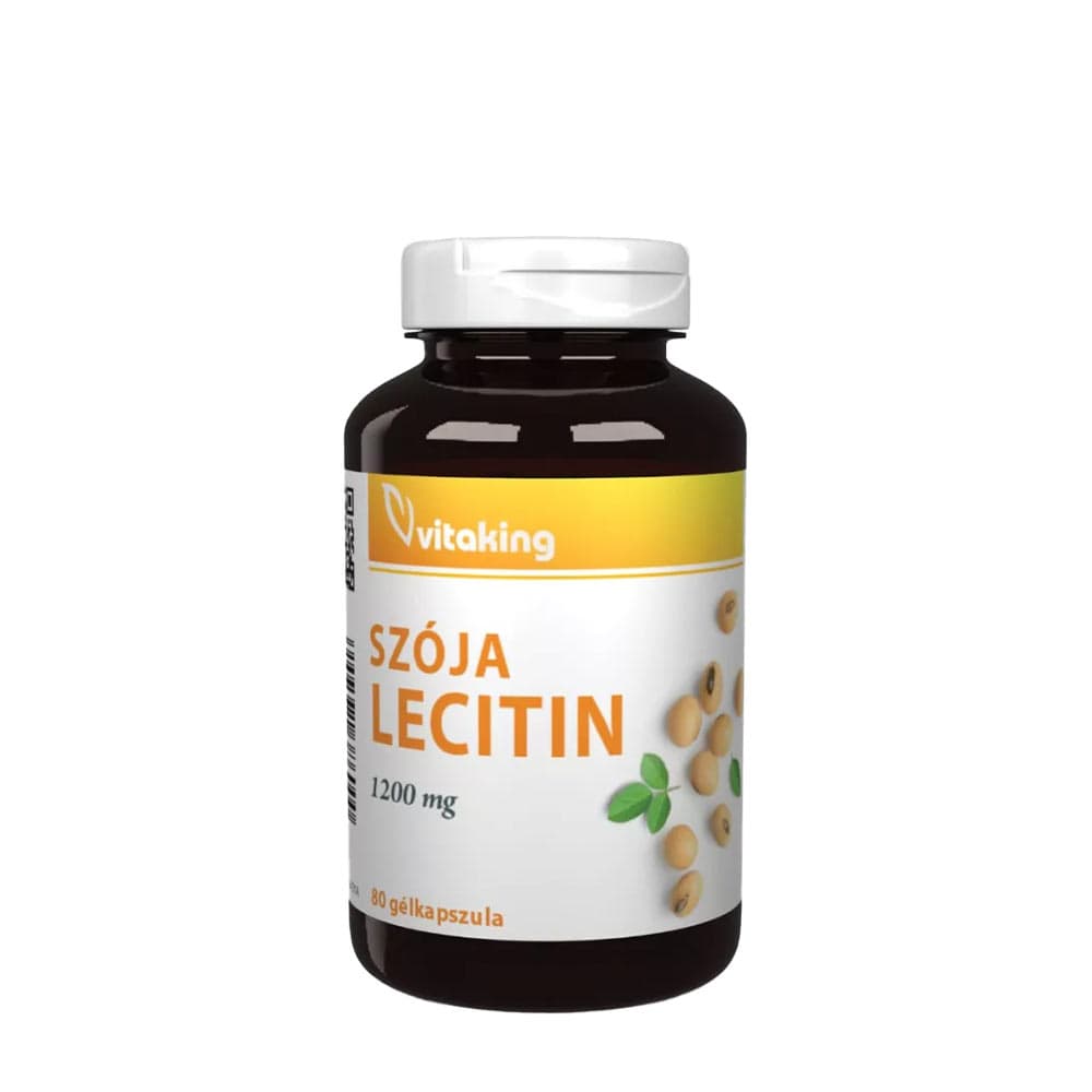 Vitaking - Soijalesitiini 1200 mg, 80 pehmytkapselia
