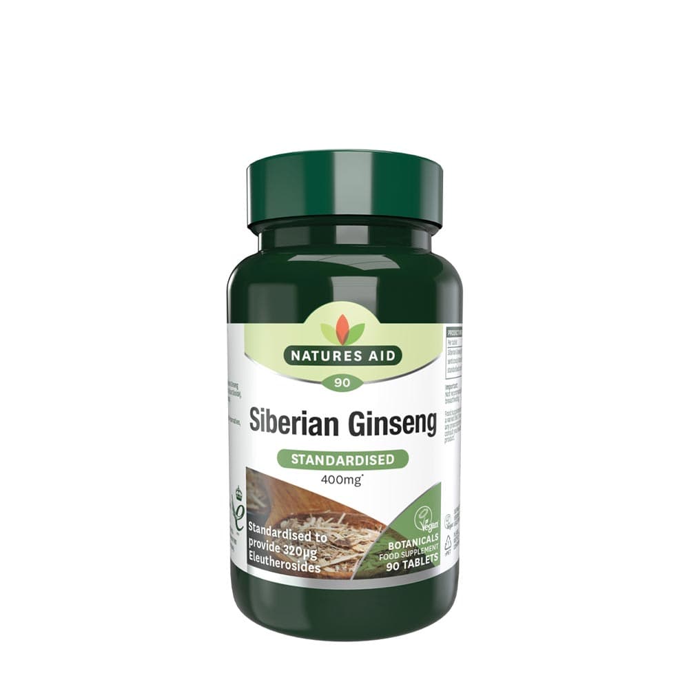 Natures Aid - Siberian Ginseng Standardized - 400mg