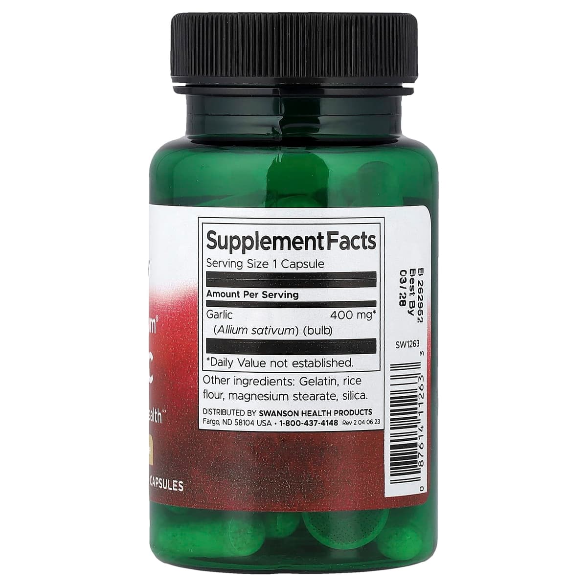 Swanson - Full Spectrum Garlic - 400mg