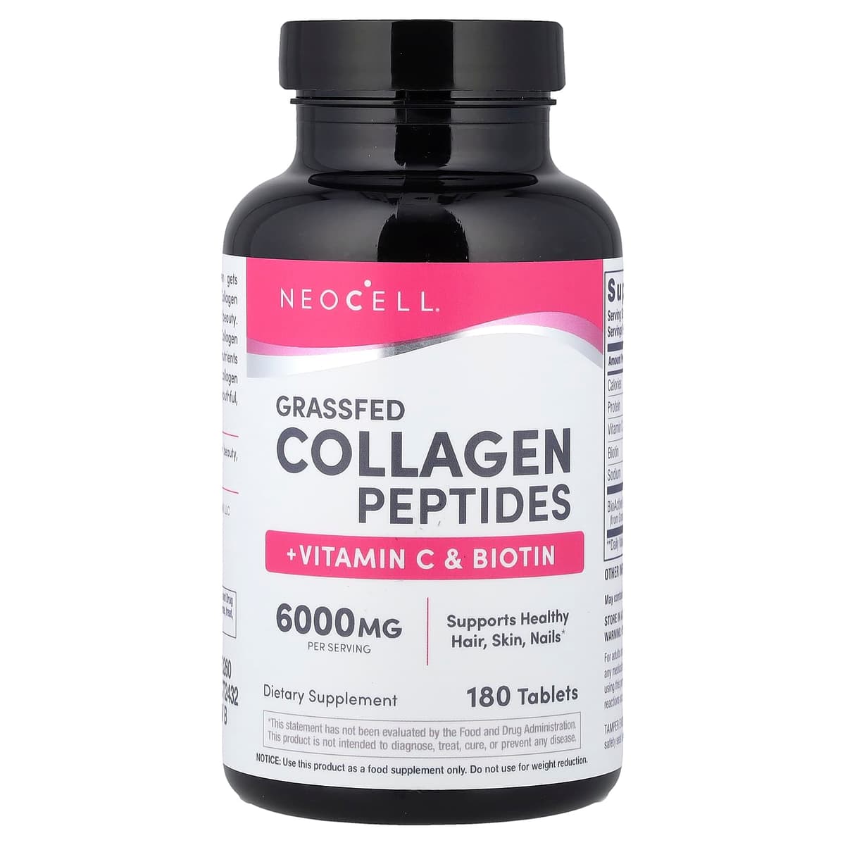 Neocell - Kollagen Peptider med Vitamin C og Biotin - 180 Tabletter – Neocell emballage