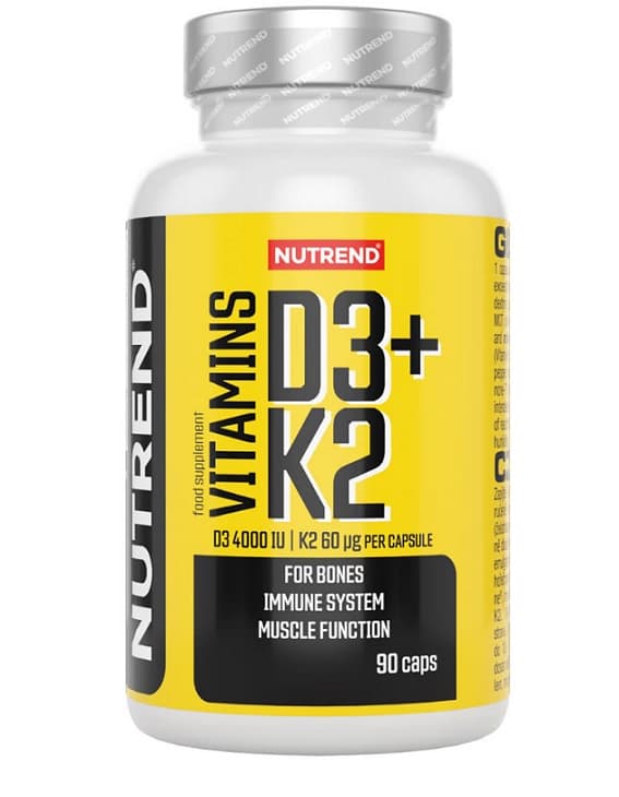 Nutrend - Vitamins D3 + K2 - 90 Caps
