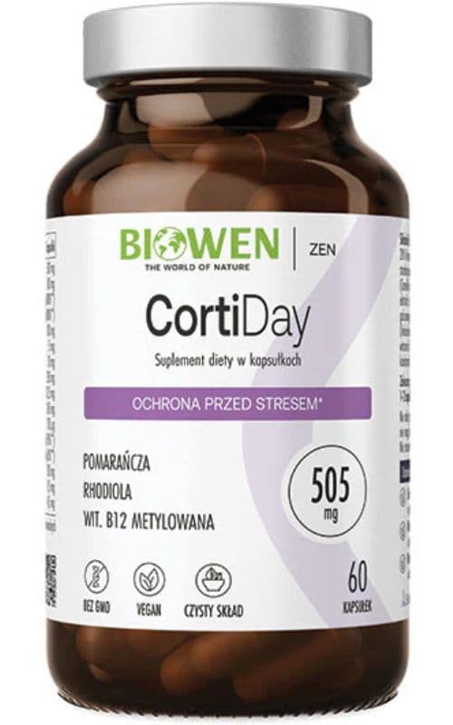 Biowen - CortiDay - 60 Caps – Biowen förpackning
