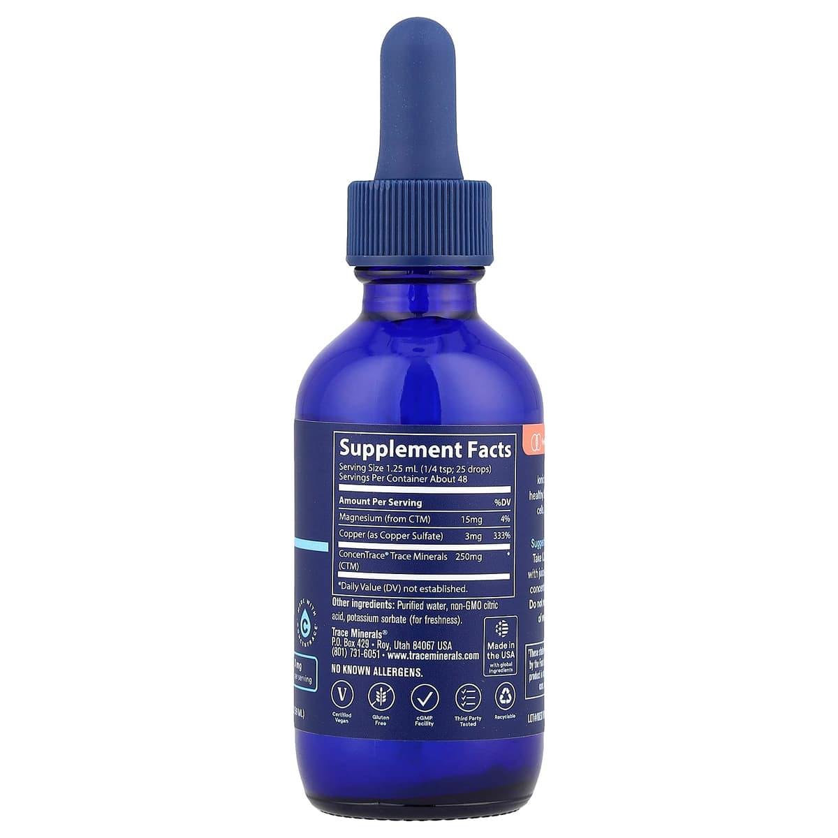 Trace Minerals - Ionic Copper - 59ml