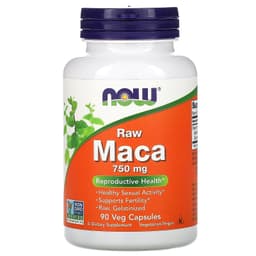NOW Foods - Maca 6:1 Concentrate 750mg Raw - 90 Capsules