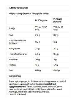 Wispy - Strong Greens, Pineapple Smash - 300g