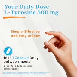 Doctor's Best - L-Tyrosine, 500mg - 120 Vcaps
