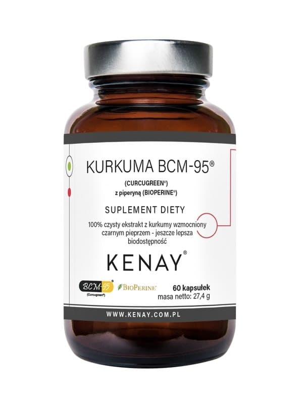 Kenay - Turmeric Bcm-95® With Piperine - 60 Caps / 27,4g