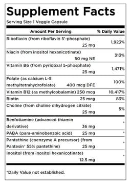 Swanson - Activated B-Complex - 60 Vcaps