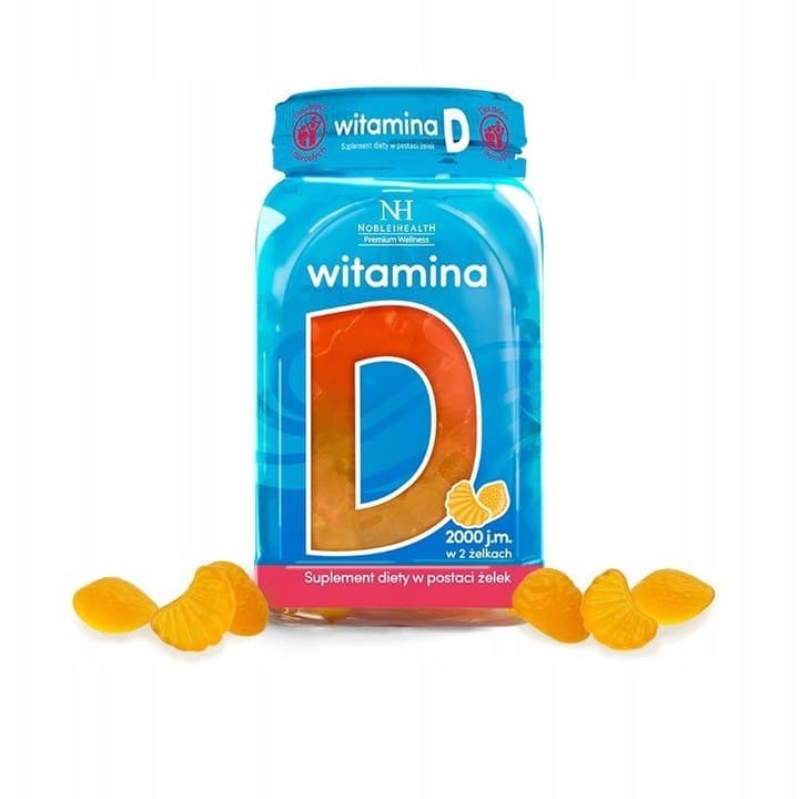 Noble Health - Vitamin D - 60 gummies – Noble Health förpackning