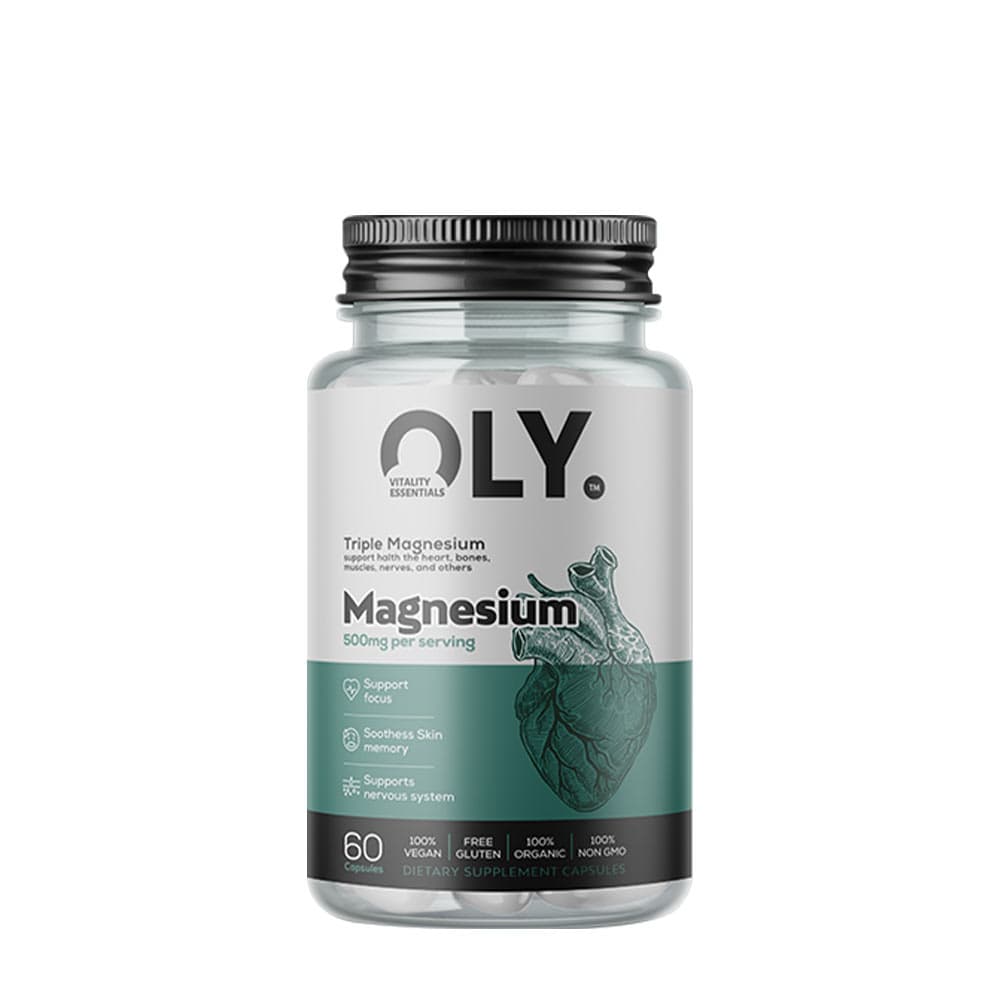Oly - Triple Magnesium, 500 mg - 60 kapselia – Oly packaging