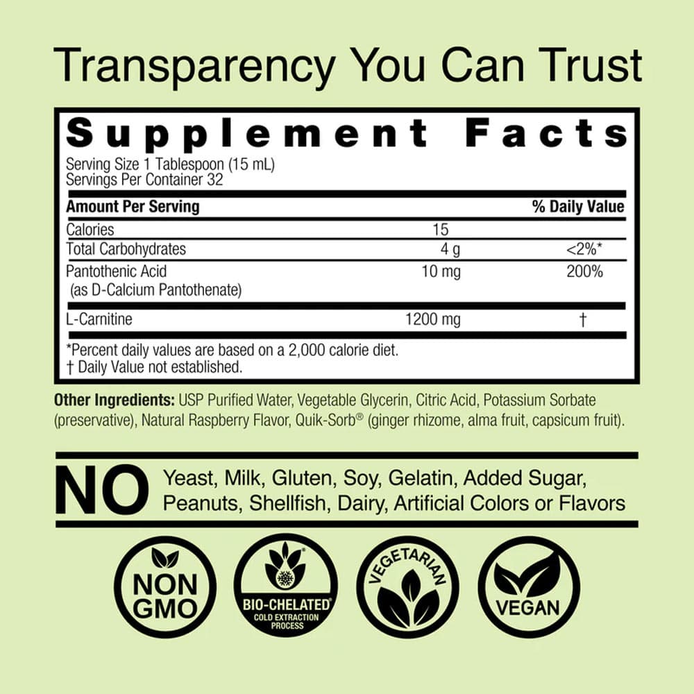 Nature'S Answer - L-Carnitine 1200 - 480ml