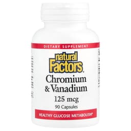Natural Factors - Chromium & Vanadium - 90 Caps