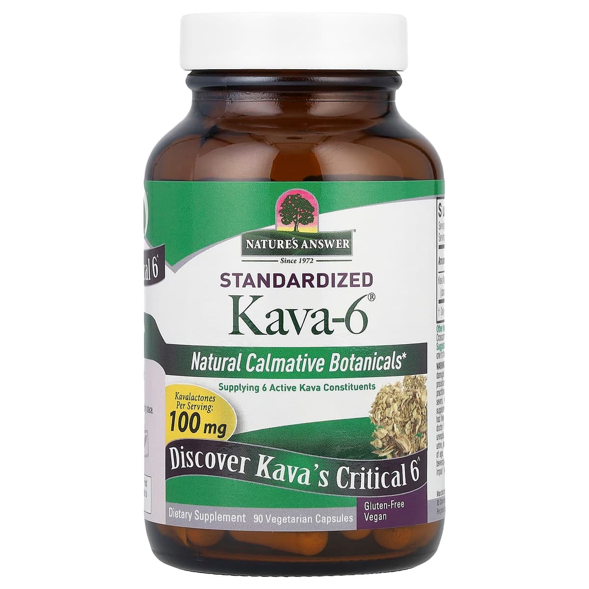 Nature's Answer - Kava-6 - 90 Vcaps