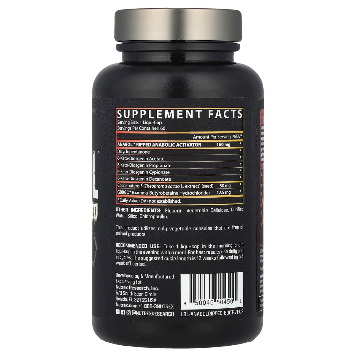 Nutrex - Anabol Ripped - 60 Liqui-Caps