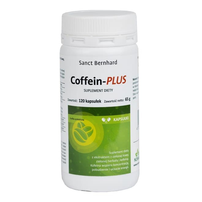 Kräuterhaus Sanct Bernhard - Caffeine Plus - 120 Caps