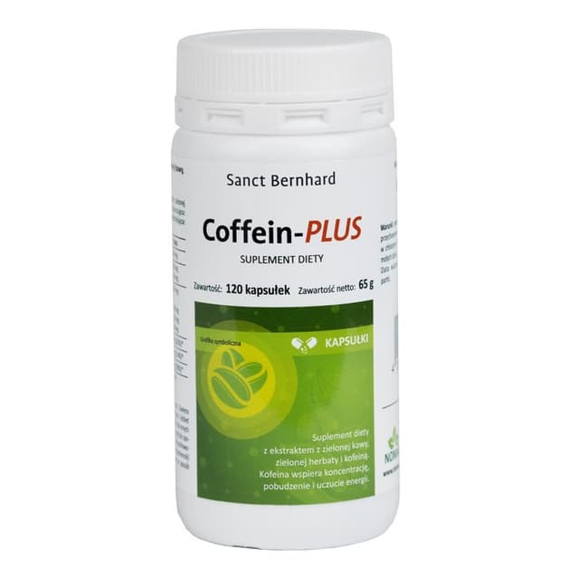 Kräuterhaus Sanct Bernhard - Caffeine Plus - 120 kapselia – Kräuterhaus Sanct Bernhard