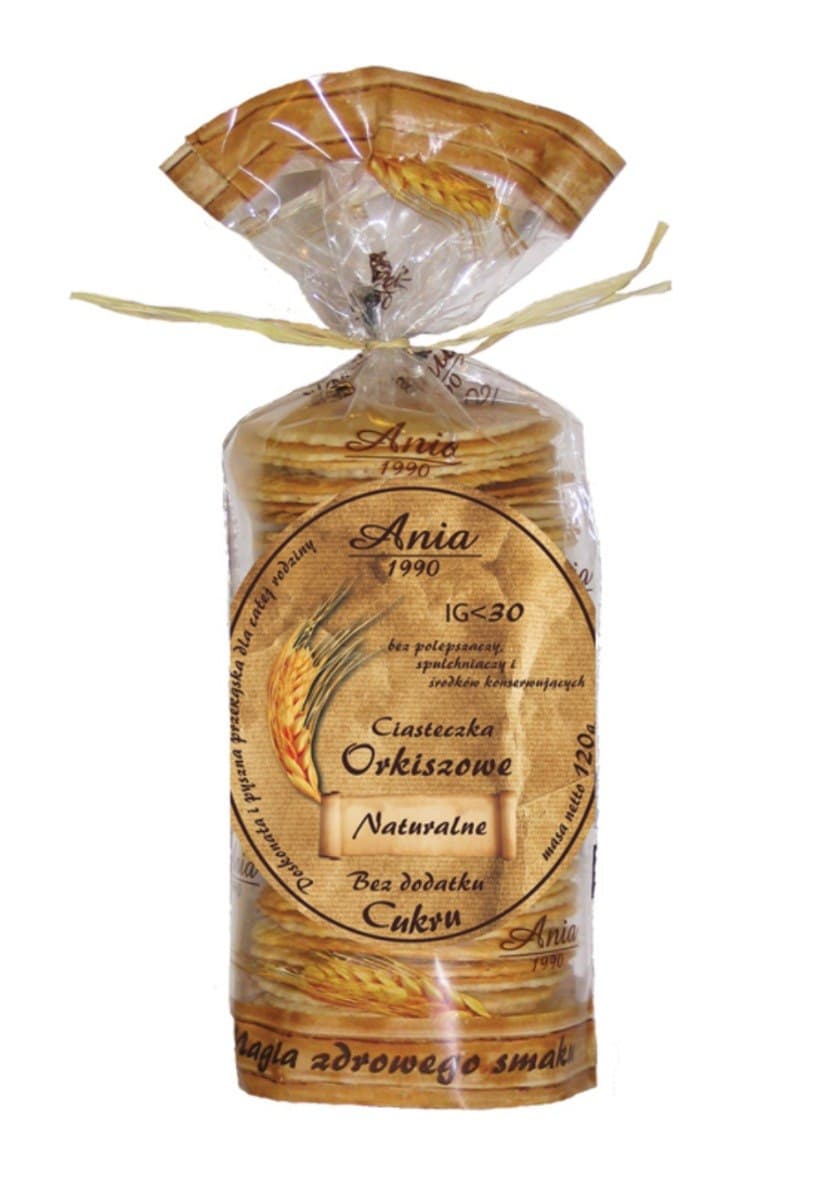 Ania - Spelt Cookies Natural - 120g