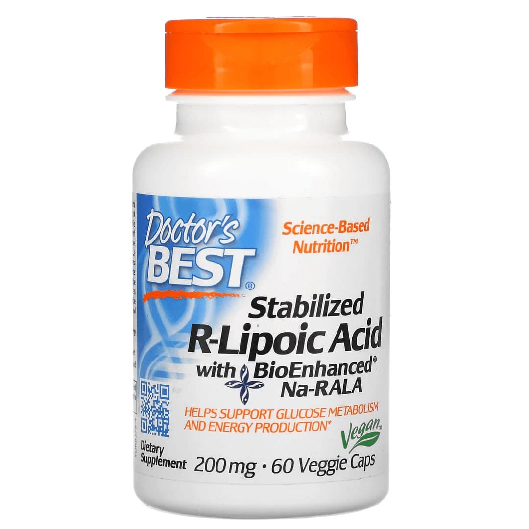 Doctor'S Best - Stabilized R-Lipoic Acid With NA-Rala – Doctor's Best förpackning