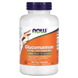 Now Foods - Glucomannan From Konjac Root, 575mg - 180 Caps