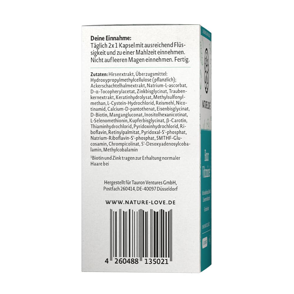 Nature Love - Haar Vitamine - 60 Caps