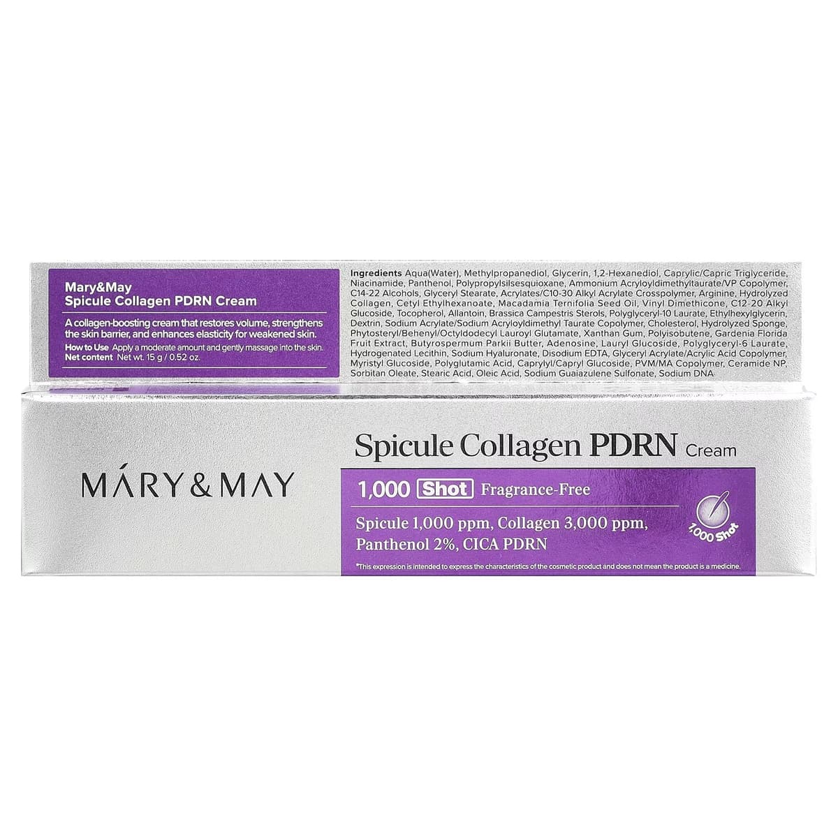 LA ROSE - Mary&May Spicule Collagen PDRN Cream 15 g