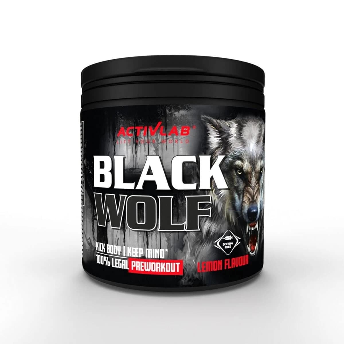 Activlab - Black Wolf, treenijuomajauhe - 300 g, sitruuna – Activlab pakkaus