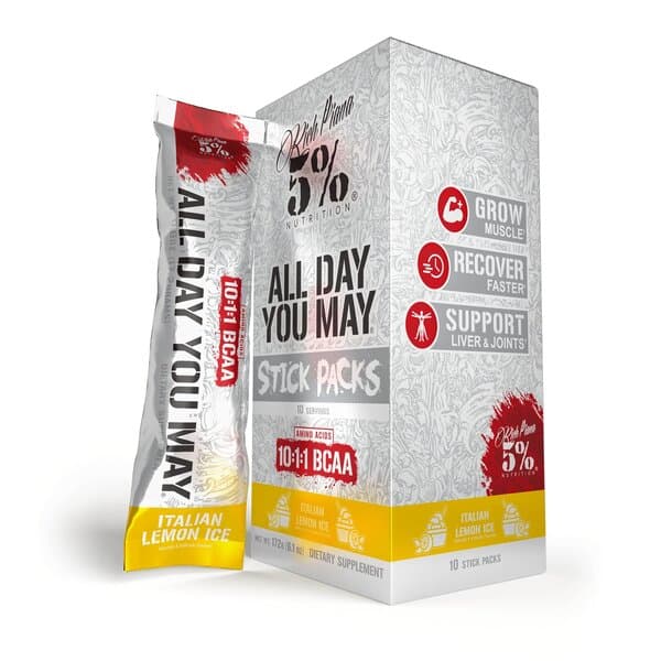 5% Nutrition - Legendary Series Stick Packs, Italian Lemon Ice - 10 x 17g