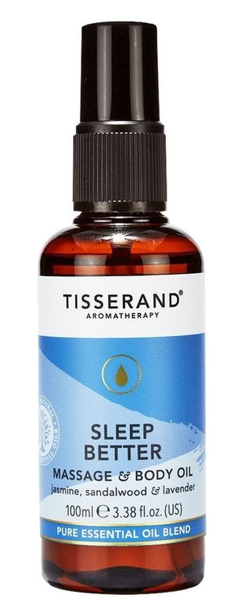 Tisserand Aromatherapy - Sleep Better Massage & Body Oil - 100ml – Tisserand Aromatherapy förpackning