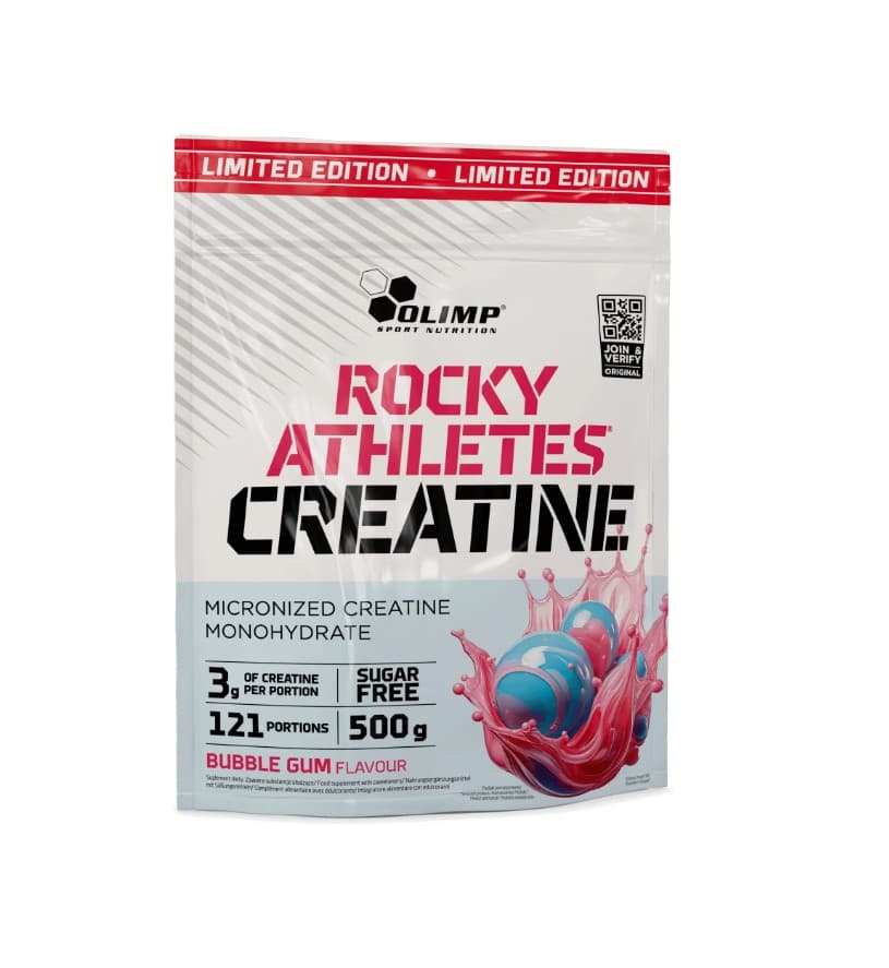 Olimp Labs - Rocky Athletes Creatine, Bubble Gum - 500g – Olimp Labs förpackning