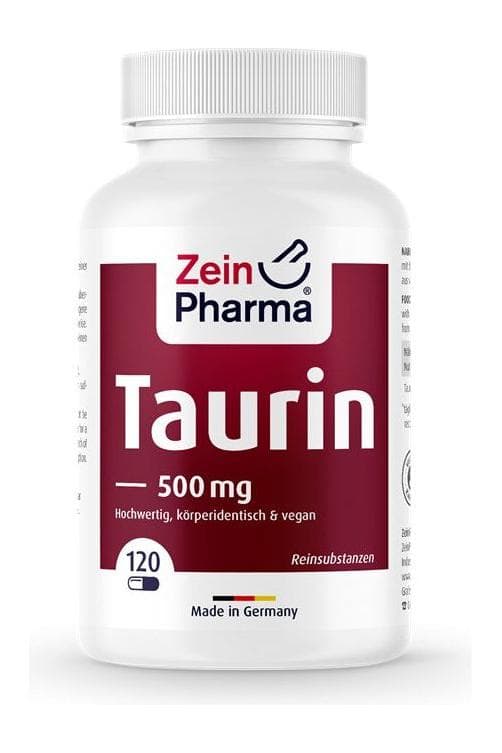 Zein Pharma - Taurine - 120 Caps – Zein Pharma förpackning