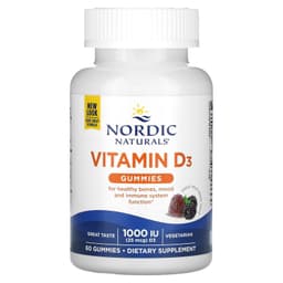 Nordic Naturals - 1000IU Wild Berry - 60 Gummies