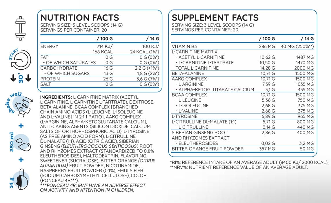Nutriversum - PWO Zero - 280g / 20 Servings