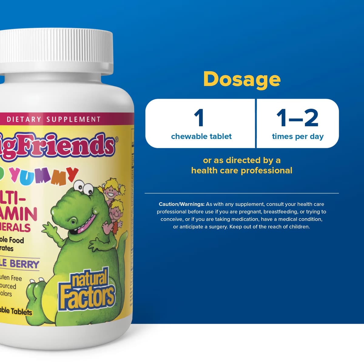 Natural Factors - BigFriends Chewable Multi-Vitamin & Minerals