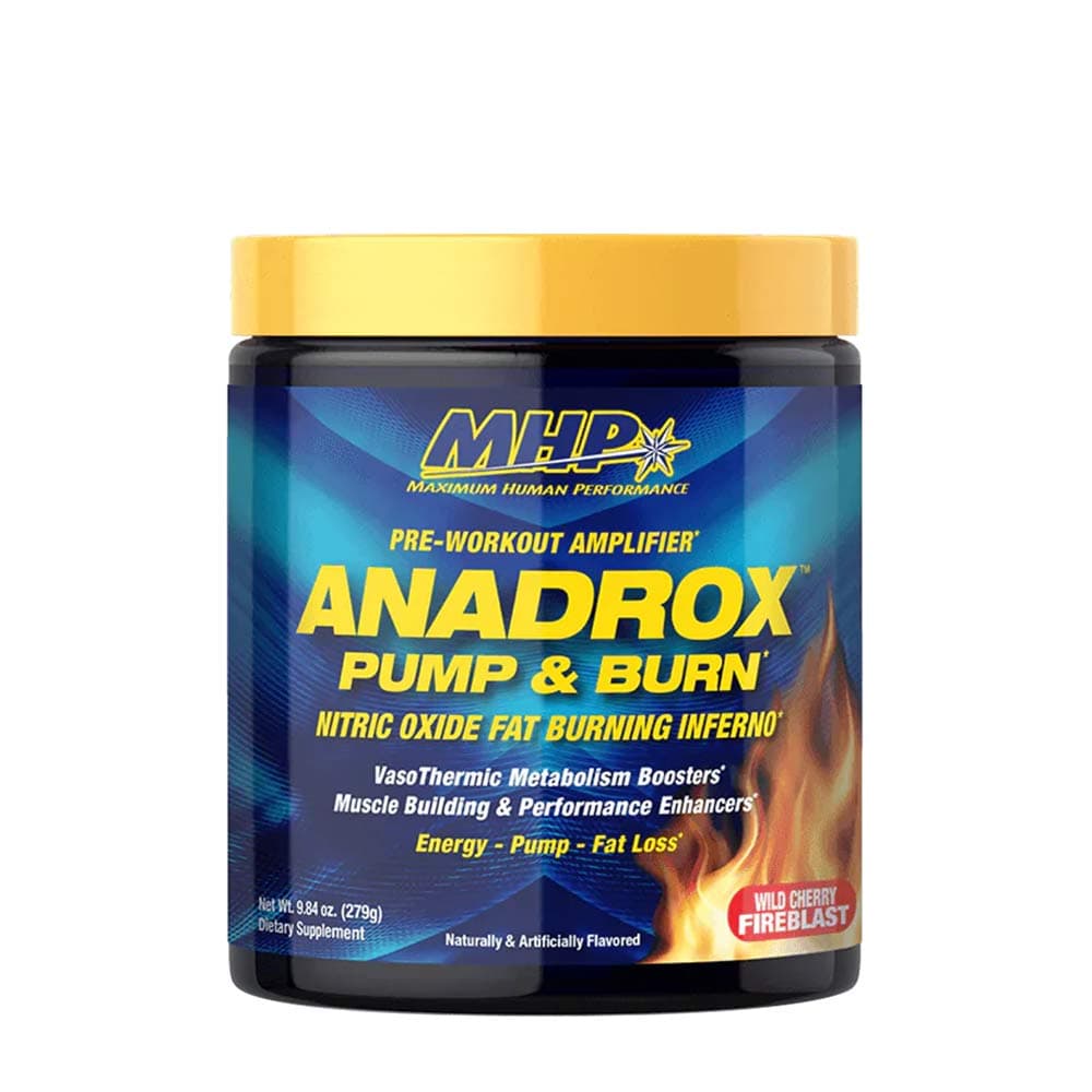 MHP - Anadrox Pump & Burn, Wild Cherry Fireblast - 279g – MHP förpackning