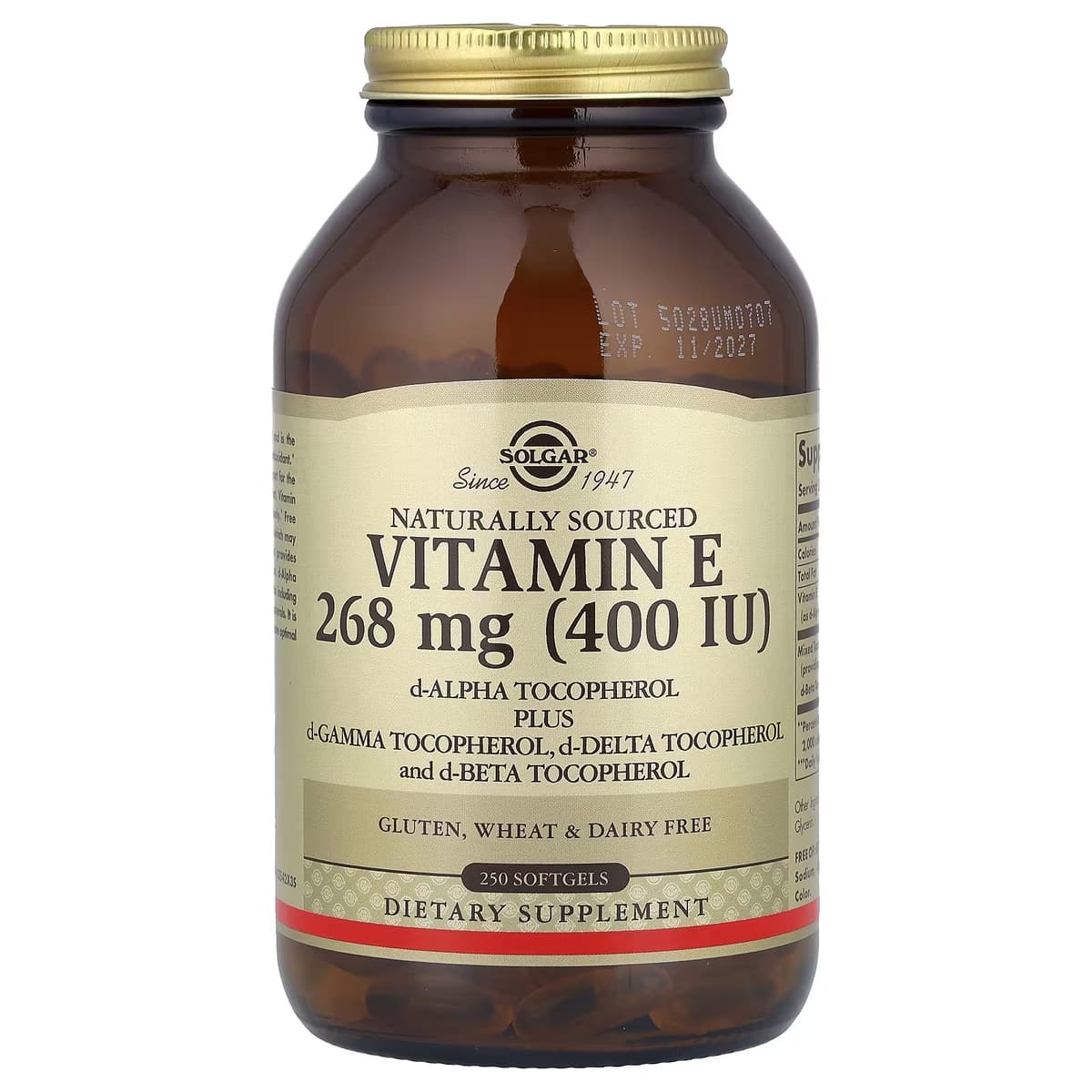 Solgar - Vitamin E Mixed - 250 Sgels