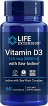 Life Extension - Vitamin D3 With Sea-Iodine - 60 Caps