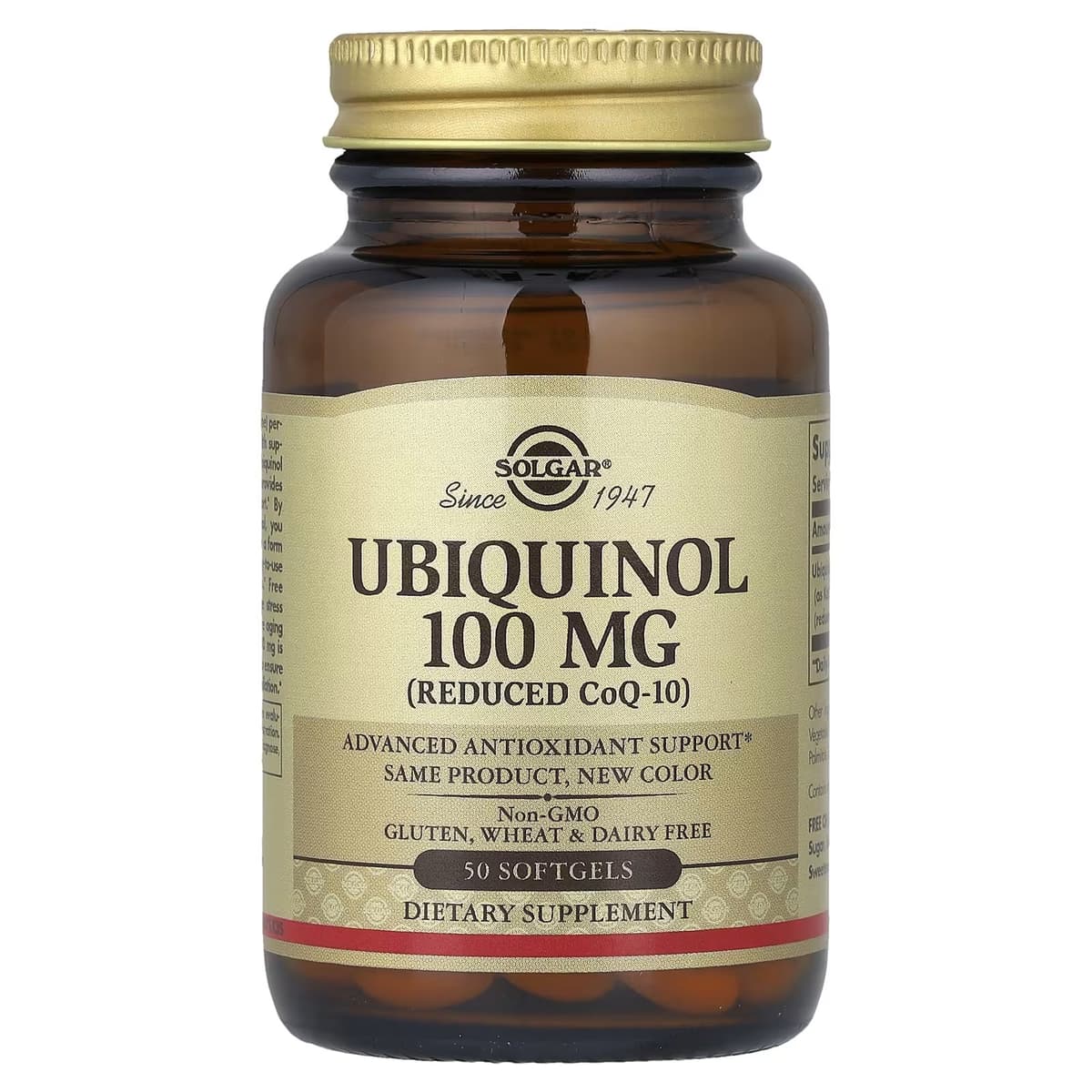 Solgar - Ubiquinoli - 100 mg, 50 kapselia