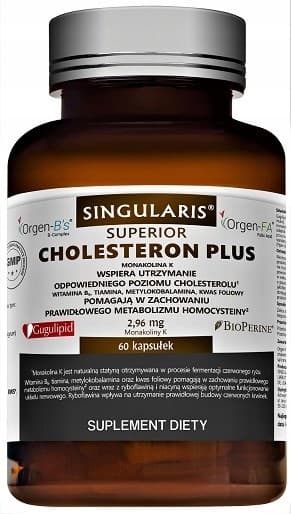 Singularis - Superior Cholesteron Plus - 60 Capsules – Singularis förpackning