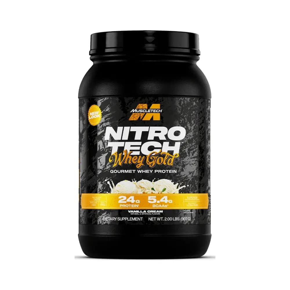 MuscleTech Nitro Tech 100% Whey Gold – Muscletech emballage