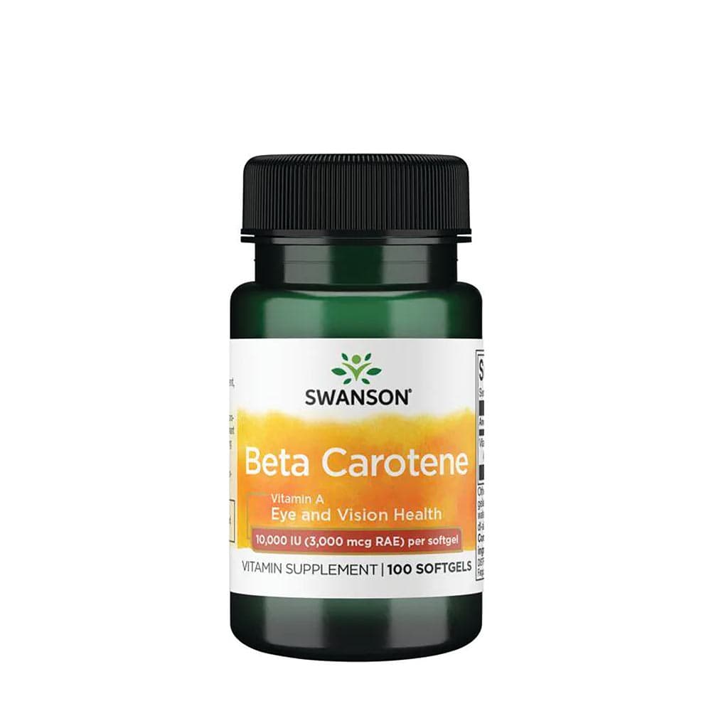 Swanson Beta Carotene Vitamin A 10 000IU – Swanson förpackning