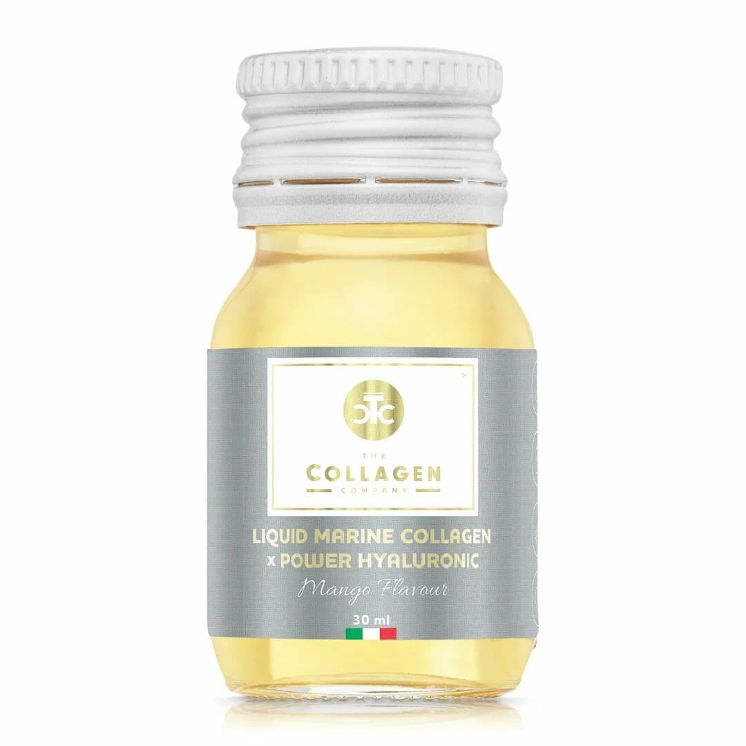 The Collagen Company Flydende marint kollagen med hyaluronsyre 10x30 ml mango – The Collagen Company packaging