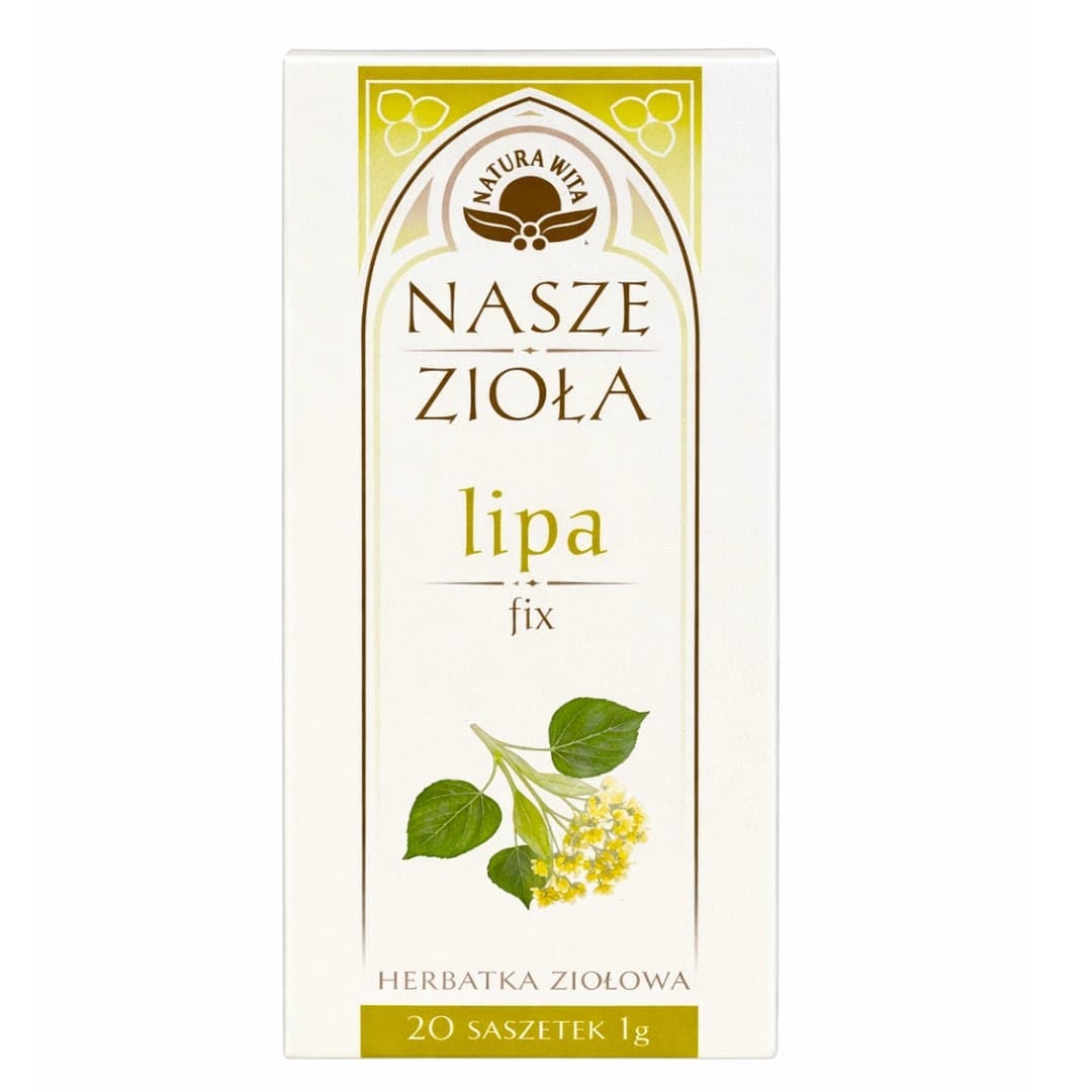 Natura-Wita - Our Herbs Linden - 20 Sachets 1g – Natura-Wita förpackning