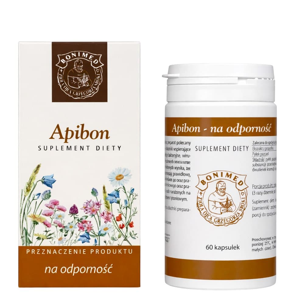 Bonimed - Apibon - 60 Caps – Bonimed förpackning