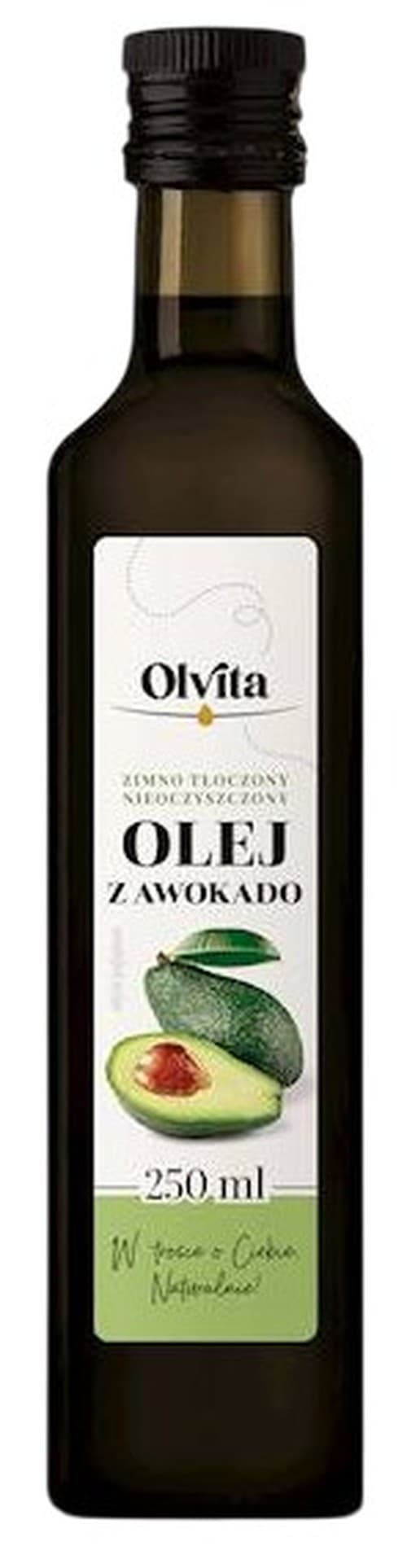 Olvita - Cold-Pressed Avocado Oil 250ml – Olvita förpackning