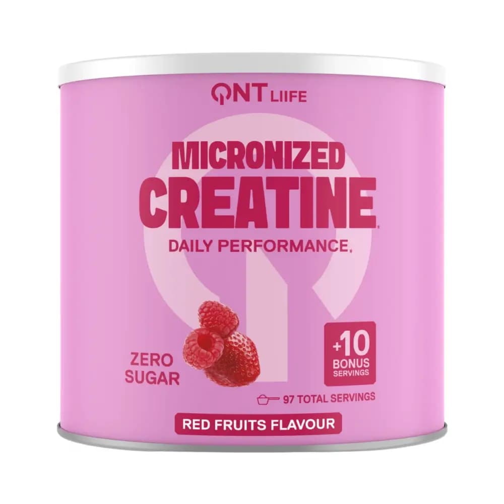 QNT - Mikroniseret kreatin Røde frugter, 330 g