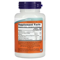 NOW Foods - Calcium Citrate With Minerals & Vitamin D-2 - 100 Tabs