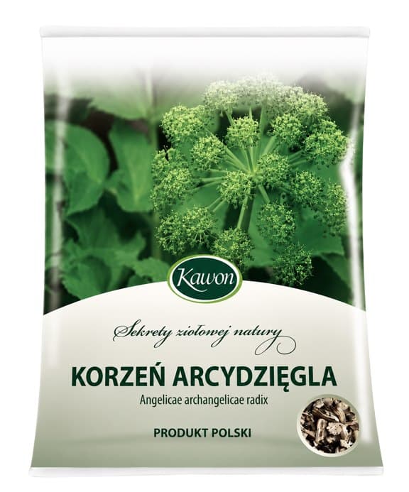 Kawon - Angelica Root - 50g – Kawon förpackning