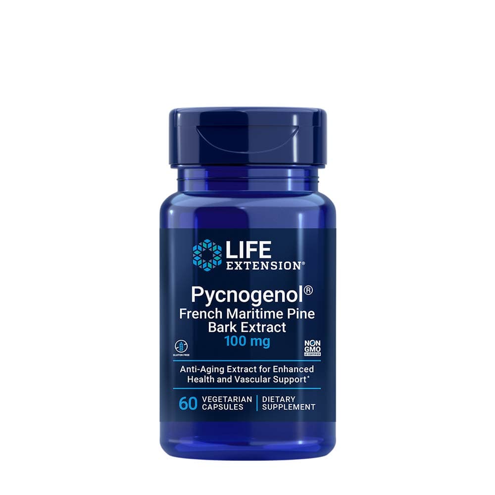 Life Extension - French Maritime Pine Bark Extract 100mg - 60 Caps – Life Extension förpackning