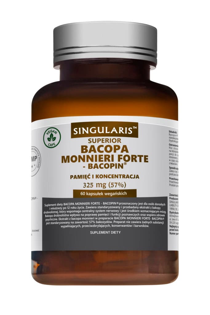 Singularis - Superior Bacopa Monnieri Forte - 60 Caps – Singularis förpackning