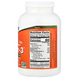 Now Foods - Fiber-3 Organic - 454g